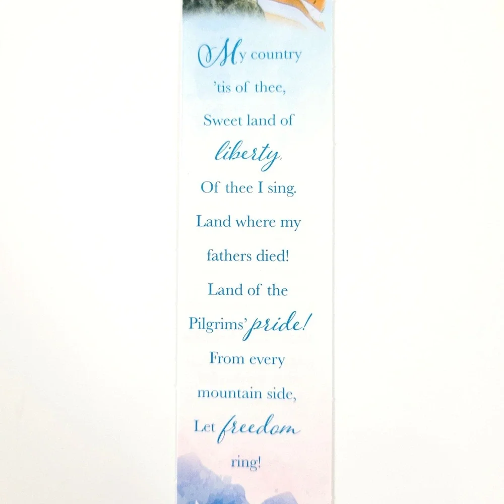 2015 America My Country Bookmark VFW Veterans Mission Vision Values- promotional